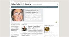 Desktop Screenshot of ilquotidianodisalerno.it